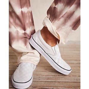 Classic Checkered Slip On Vans